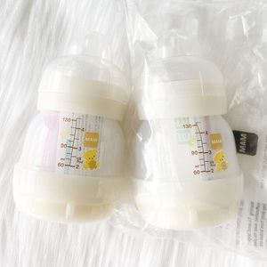 MAM Anti-Colic Bottles 2-pack in White
